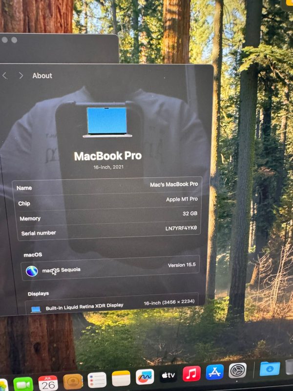 Macbook M1 MAX 2021 16inch 64GB RAM 1TB SSD - Image 4